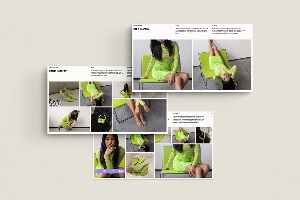 IGA / Brand Guidelines, a Presentation Template by Wildnun Studio (Photo 16 of 18)