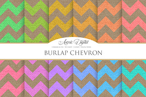 Burlap Chevron Textures