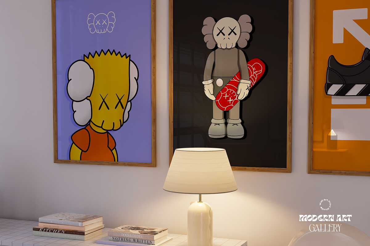 Modern Art Gallery 5, a Graphic by Wall Art Print Studio (Photo 4 of 18)