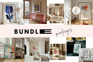 BUNDLE Frame Mockups ISO DIN A ratio