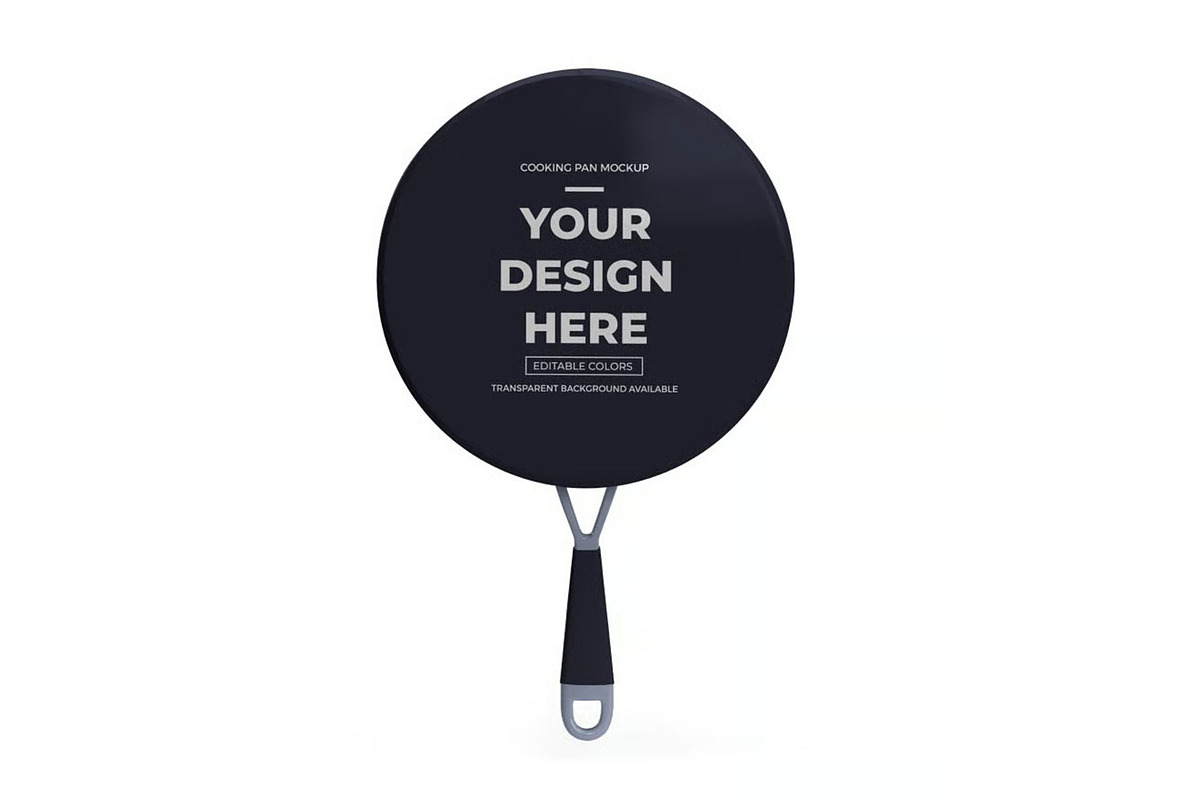 Cooking Pan Mockup Template Set, a Household Mockup by DesignRushMarket (Photo 6 of 10)