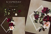 Raspberry Floral Clip Art Collection, an Object Graphic by Eclectic Anthology (Thumbnail 10 of 12)