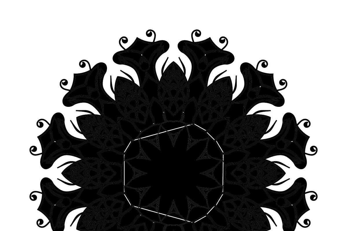 20 mandala vector background design, a Pattern Graphic by NJ Himel (Photo 15 of 21)