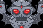 Cartoon Rock On Robot Headbanger, a Technology Illustration by Schwegel Illustration (Thumbnail 1 of 3)