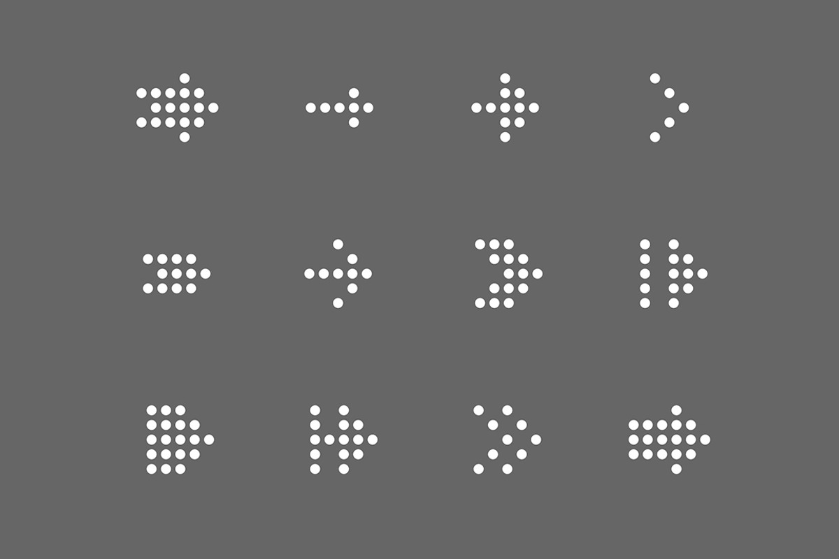Dotted arrow directions, a Graphic by Flower Travelin Man