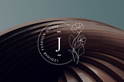 520 A to Z Floral Logos Bundle, a Branding & Logo Template by AN Productions (Thumbnail 77 of 223)