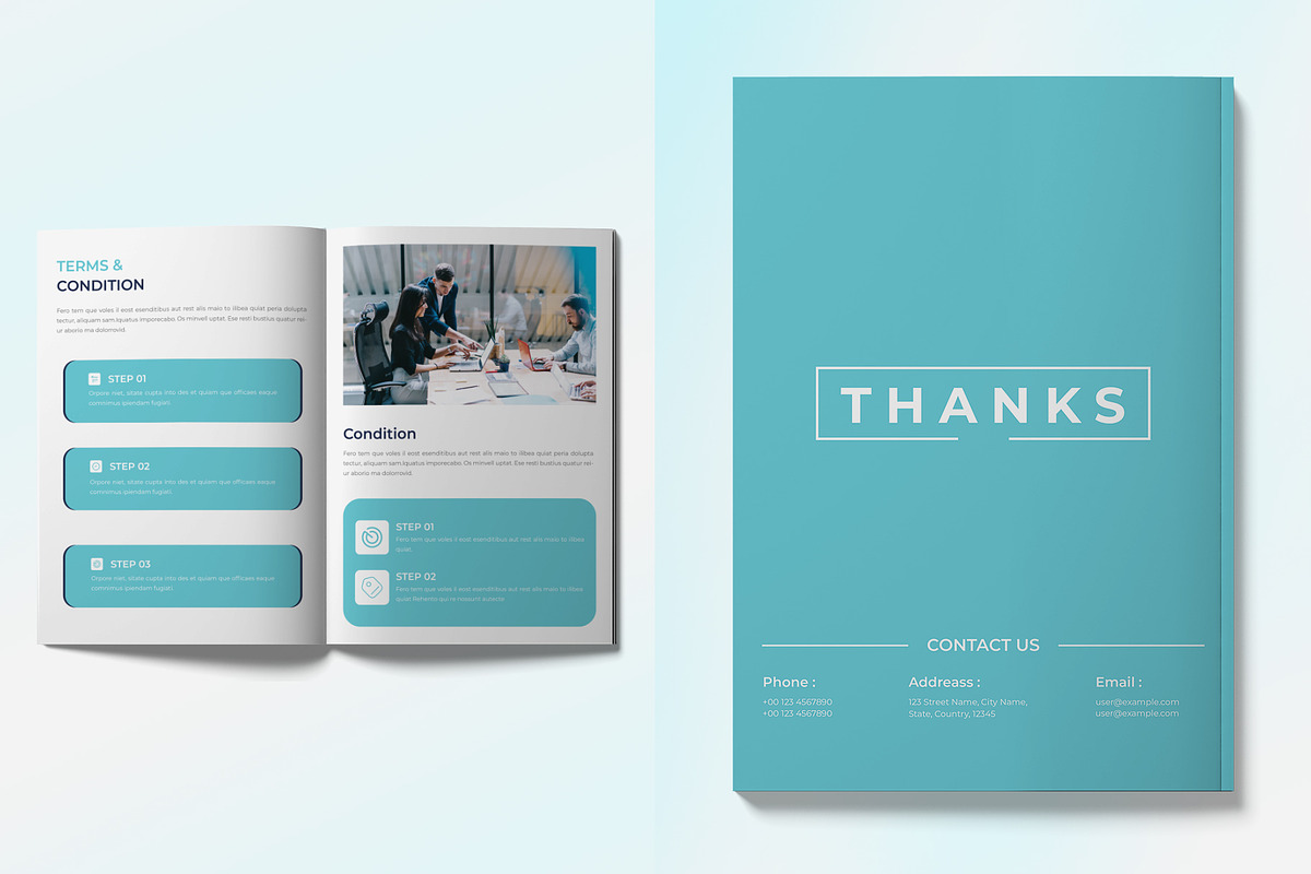 HR Employee Handbook, a Brochure Template by graphypix (Photo 8 of 8)