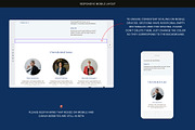 Blue Business Website Template, a Landing Page Template by Studio K (Thumbnail 5 of 6)