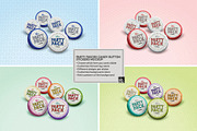 Candy Button Sticker Mockup, a Packaging Mockup by INCDesign (Thumbnail 3 of 6)