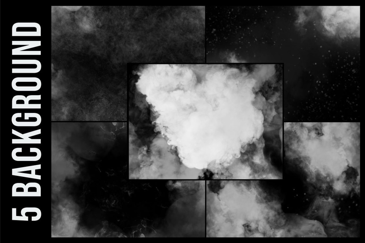 Smoke Overlay Textures Background, a Background Graphic by Ary_ngeblur (Photo 2 of 3)