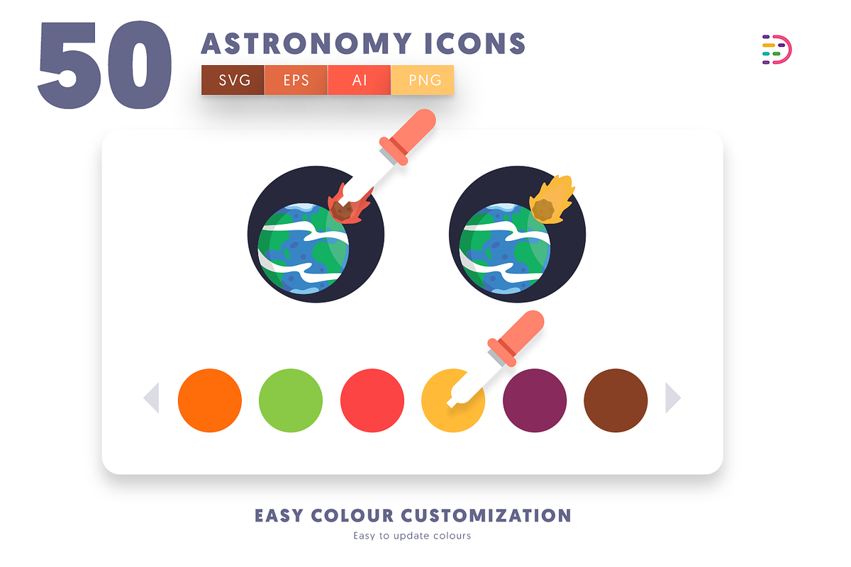 50 Astronomy Icons, an Icon by Dighital (Photo 8 of 10)