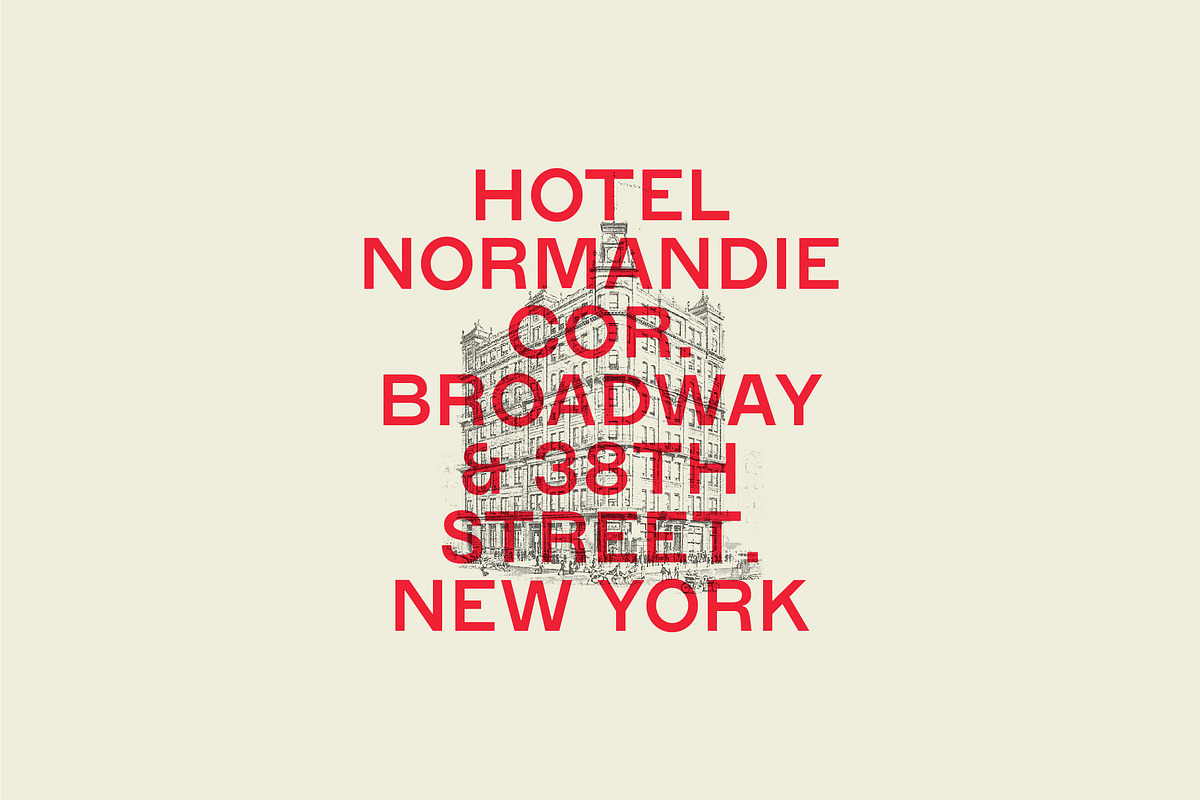AL Normandie, a Sans Serif Font by Adam Lock (Photo 5 of 7)