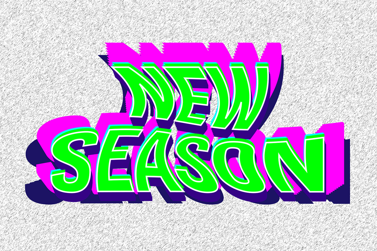 New Season Text Effect, a Layer Style Add-On by ContestDesign (Photo 2 of 2)