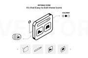 Isometric Product Management Icons, an Icon by Vectors Market (Thumbnail 3 of 6)