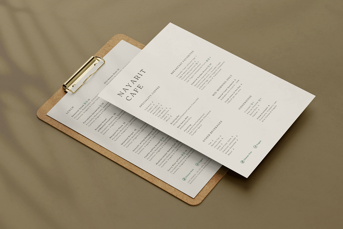Cafe Branding Set Template, a Stationery Template by Paraná Studio (Photo 2 of 10)