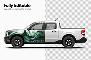 Pickup Truck Mockup 16, a Product Mockup by Mockupix (Thumbnail 4 of 12)