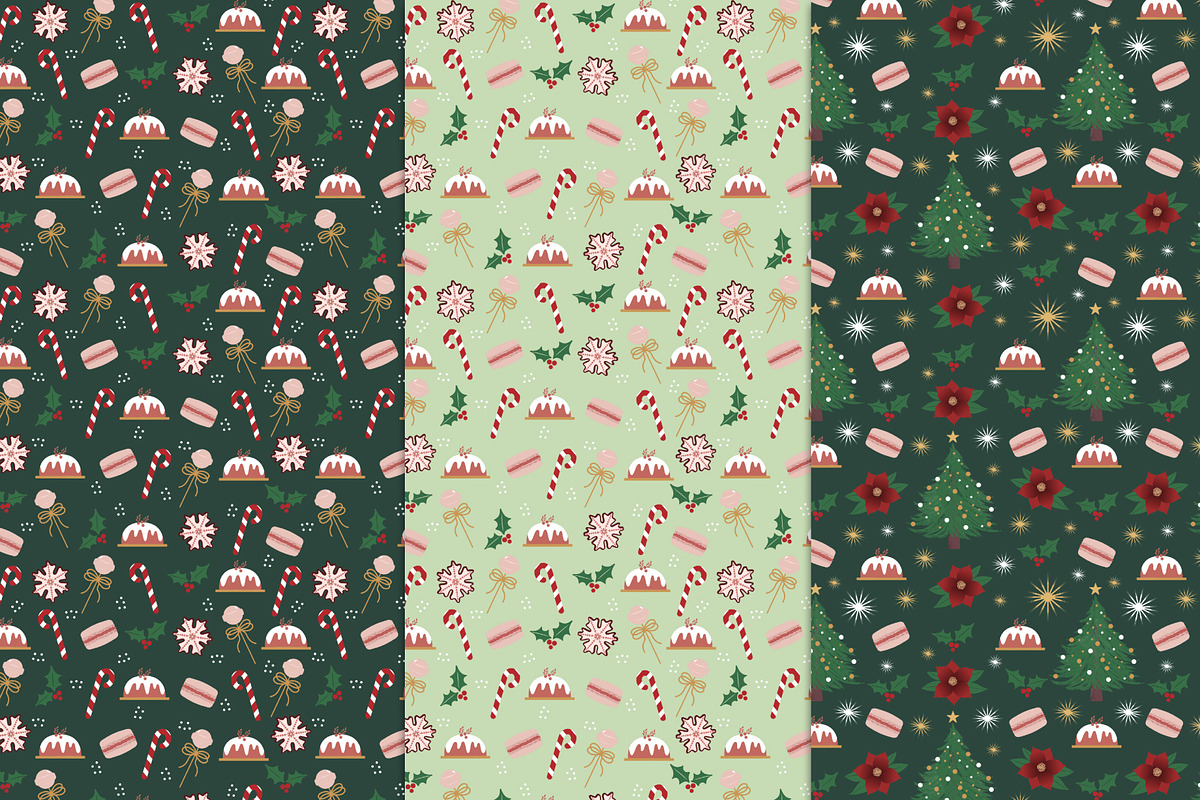 Nutcracker Seamless Patterns, a Pattern Graphic by The Audacious Brush (Photo 4 of 6)