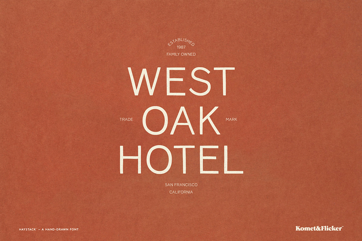 Haystack, a Sans Serif Font by Komet & Flicker (Photo 3 of 13)