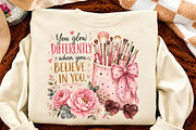 You Glow Differently PNG, Makeup Bag, a Seasonal Illustration by Canvas Craft (Thumbnail 4 of 6)