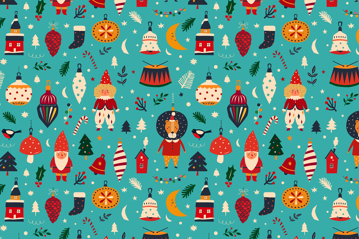 Merry Christmas collection, a Seasonal Illustration by MoleskoStudio (Photo 14 of 22)
