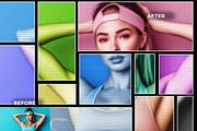 HALFTONE X Experimental Halftone, an Action Add-On by Studio Retouch (Thumbnail 26 of 63)
