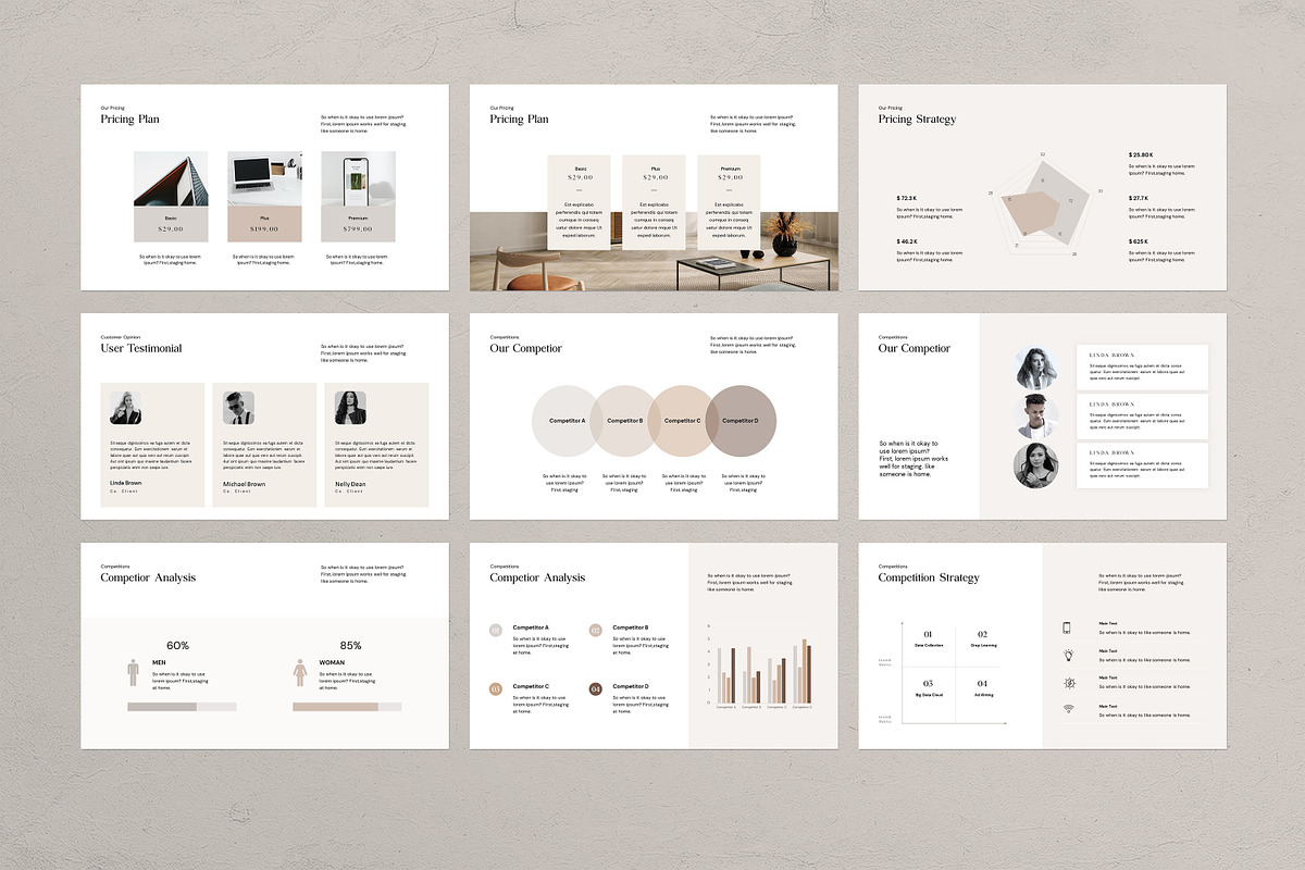 Business Plan PowerPoint Template, a Presentation Template by evgenystudio (Photo 10 of 17)