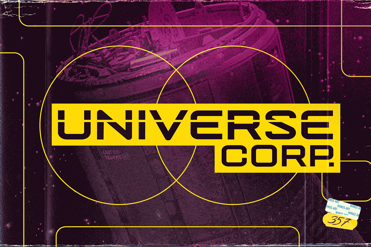 Jupiter Mission: A Retro Sci-Fi Font, a Handwritten Font by Wingsart Studio (Photo 10 of 13)