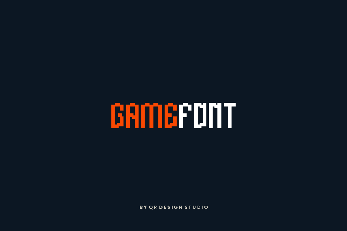 Gomen Demon - Game & Pixel Font, a Sans Serif Font by QR Design Studio (Photo 2 of 7)