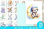 watercolor nursery clipart bundle, an Object Graphic by TanuschArts (Thumbnail 9 of 17)