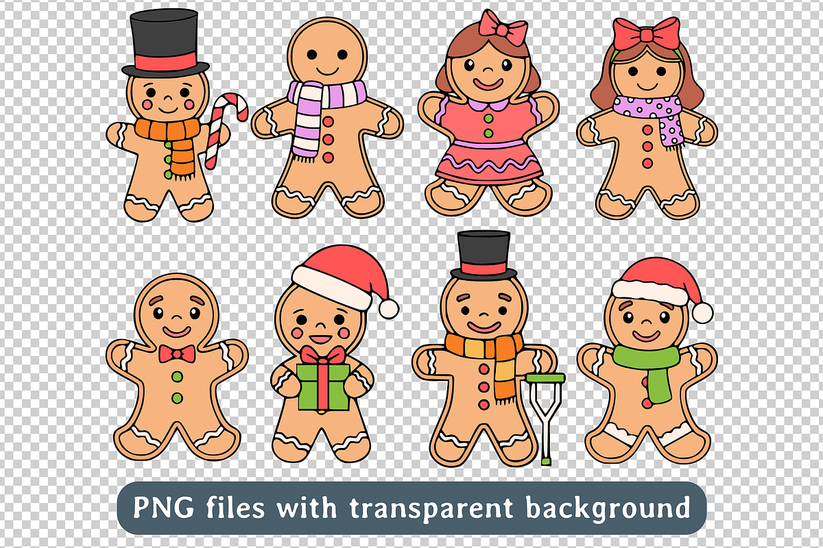 Gingerbread Vector Illustration, a Seasonal Illustration by Kusumaillustration (Photo 4 of 7)