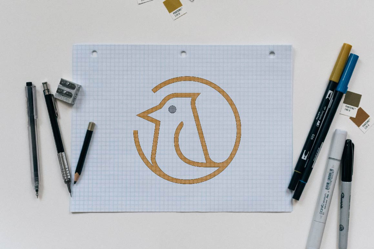 Circle Little Bird Animal Logo, a Branding & Logo Template by jongcreative (Photo 2 of 3)