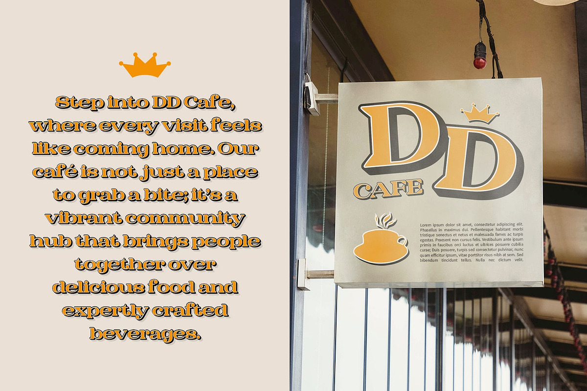Lamna Rounded 3D, a Serif Font by Craft Supply Co. (Photo 7 of 8)