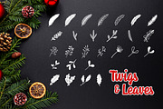 Procreate Christmas Stamp Set, a Brush Add-On by PrettyLittlePigs (Thumbnail 9 of 11)