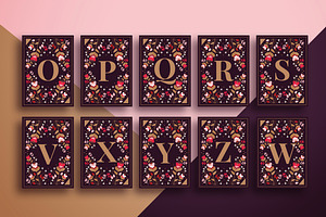 Madrid Floral Monograms