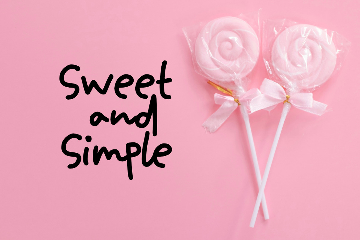 Pinky Font, a Script Font by YandiDesigns (Photo 3 of 4)