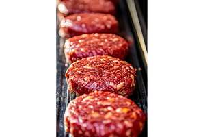 Fresh meat patties ready for, a Food & Drink Photo by Lermont51