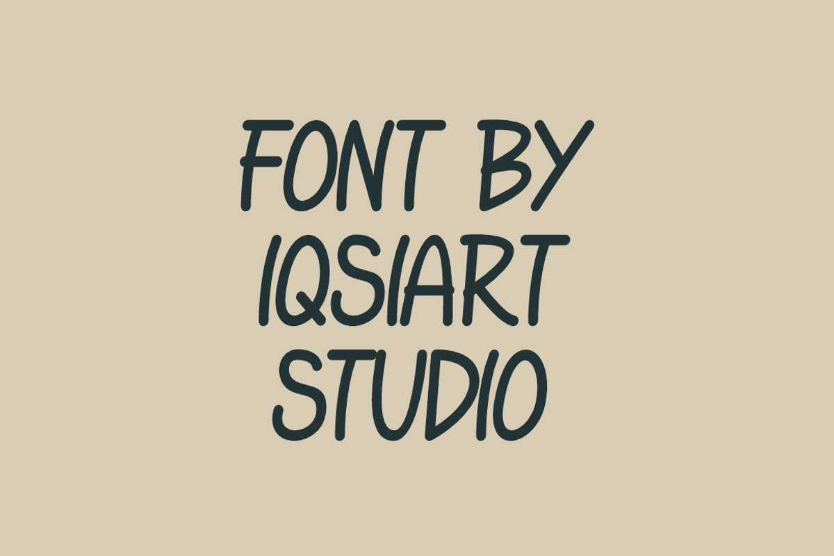 Chosrag - Marker Ligatures Font, a Handwritten Font by Iqsiart Studio (Photo 4 of 8)
