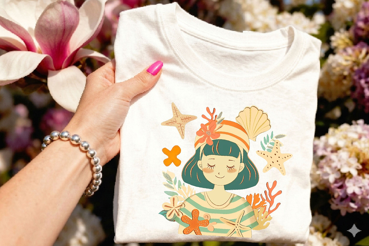 Summer Girl Clipart, a Person Illustration by DreamCafeArt (Photo 6 of 7)