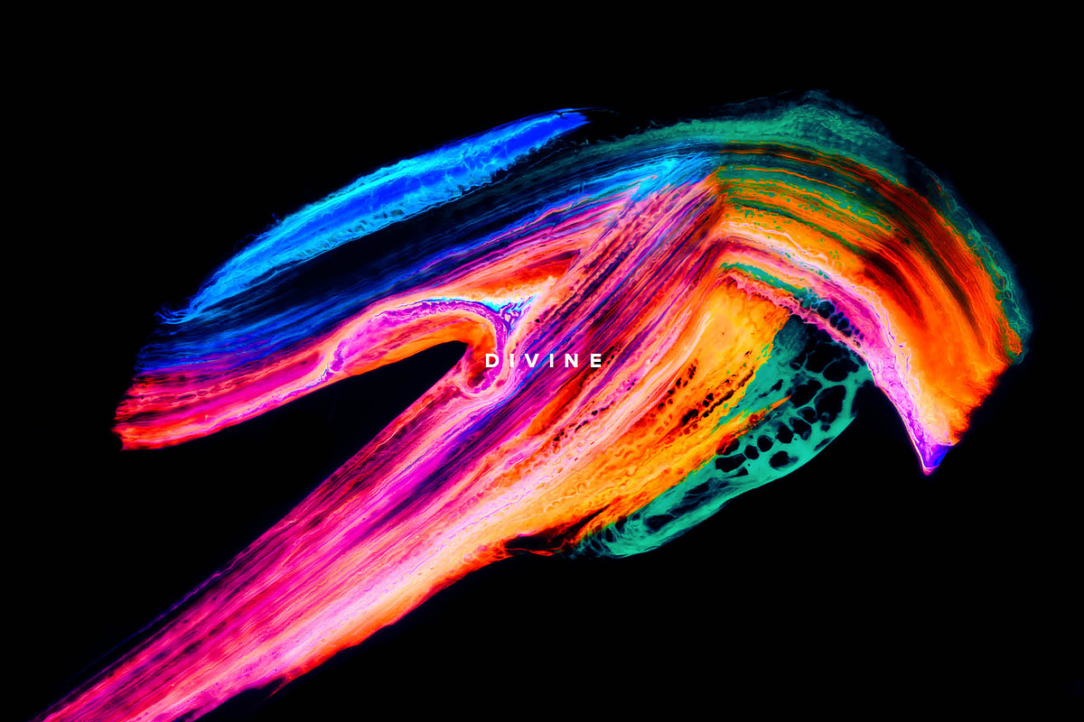 Divine: Vibrant Paint Textures, a Texture Graphic by Chroma Supply (Photo 10 of 14)