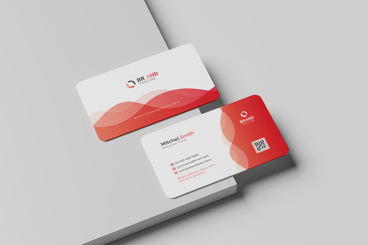 Modern and Creative Business Card, a Business Card Template by VectStock (Photo 1 of 4)