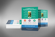 Flat Design Business Flyer, a Flyer Template by Creativenauts (Thumbnail 2 of 4)