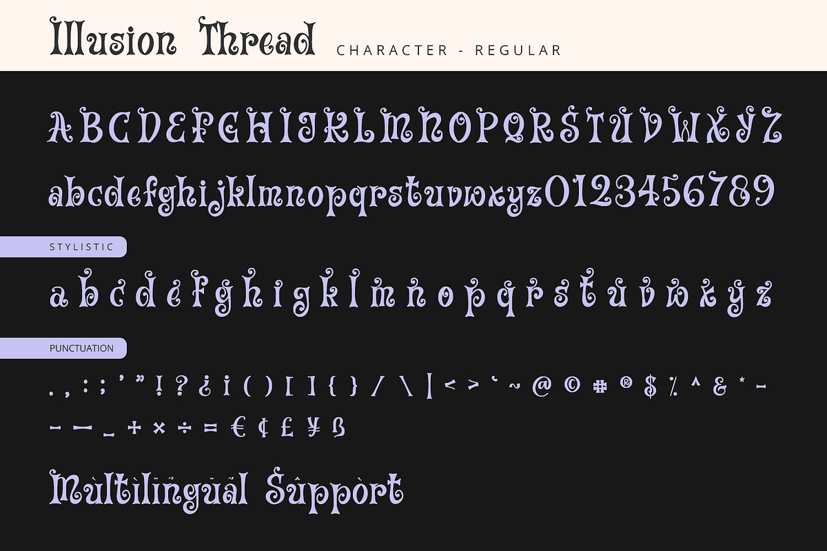 Illusion Thread - Display Font, a Handwritten Font by Alpaprana (Photo 8 of 10)