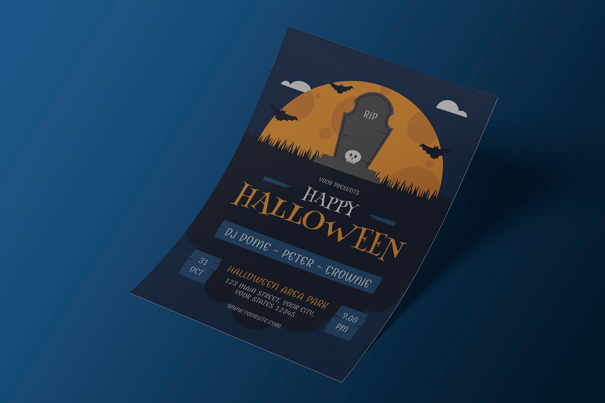 Happy Halloween Flyer, a Flyer Template by Neermana (Photo 2 of 4)