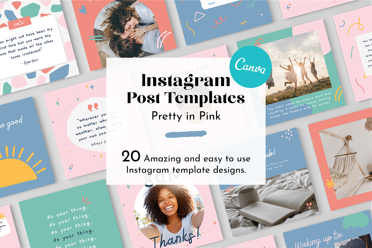 Pretty in Pink Template, a Social Media Template by thetrendytemplate (Photo 1 of 5)