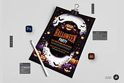 Halloween Party Flyer Template, a Flyer Template by Aam360 (Thumbnail 3 of 3)