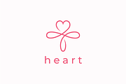 Heart Logo Template, a Branding & Logo Template by yopie (Thumbnail 1 of 3)