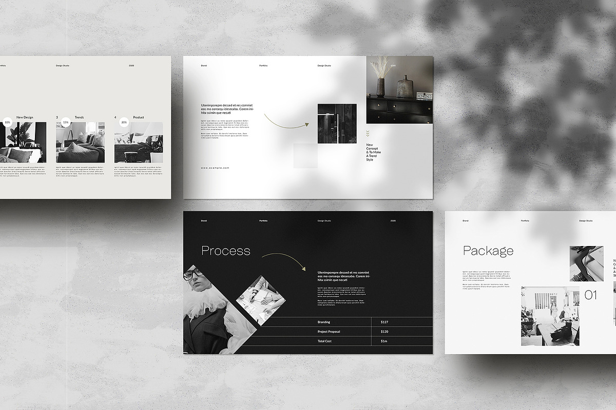 Portfolio Template, a Presentation Template by White Graphic (Photo 6 of 7)