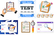 Online Test and Examine Concepts, an Education Illustration by TAlex (Thumbnail 1 of 7)