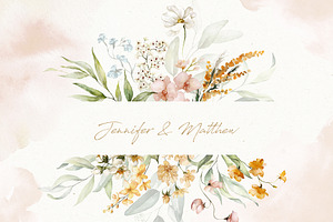 Dutch - Watercolor Floral Alphabet