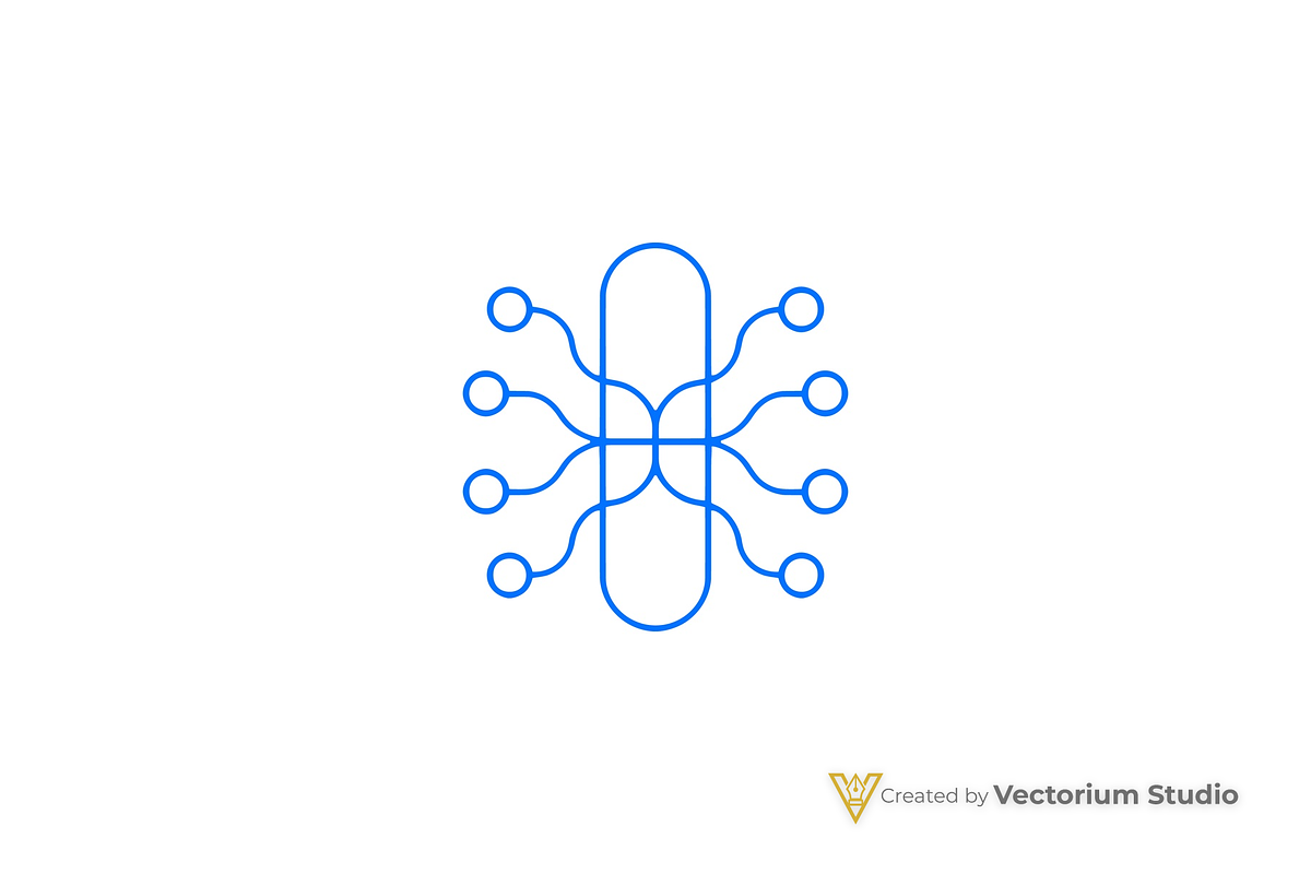 Circuit Node Abstract Logo, a Branding & Logo Template by Vectorium Studio (Photo 7 of 16)
